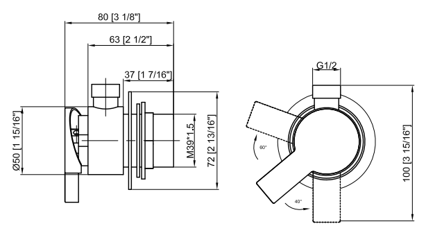 (PRE ORDER) AU/NZ Watermarked HeadSpa Mixer - Chrome